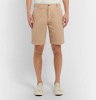 Universal Works - Linen and Cotton-Blend Canvas Shorts - Sand