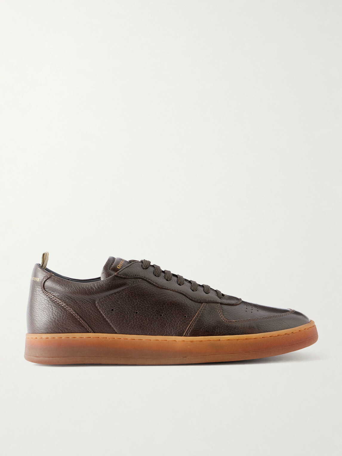 Officine Creative - Asset 001 Deerskin Sneakers - Brown