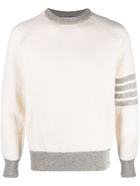 THOM BROWNE - 4-bar Wool Crewneck Jumper