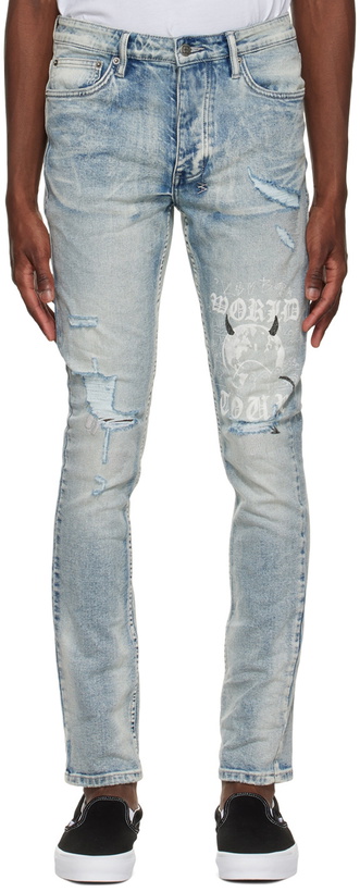 Photo: Ksubi Blue Chitch Punk Devil Jeans