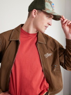 Cherry Los Angeles - Eagle Logo-Appliquéd Canvas and Mesh Baseball Cap