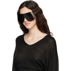 Rick Owens Black Shield Sunglasses