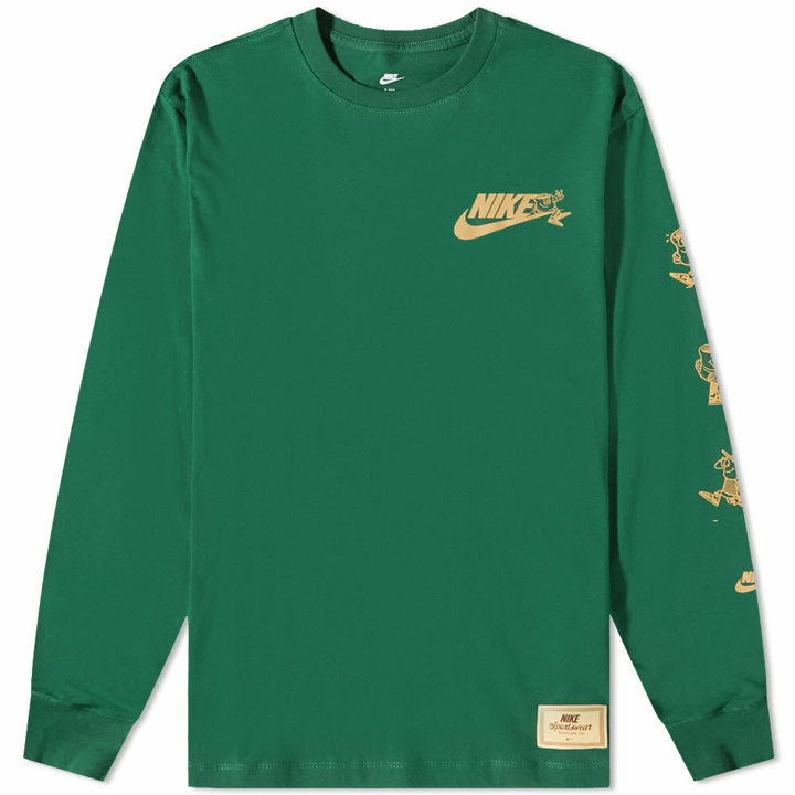 Photo: Nike Men's Long Sleeve Together T-Shirt in Gorge Green