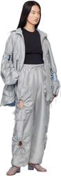 J.Kim Gray Flower Lounge Pants