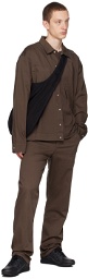 AFFXWRKS Brown Straight-Leg Trousers