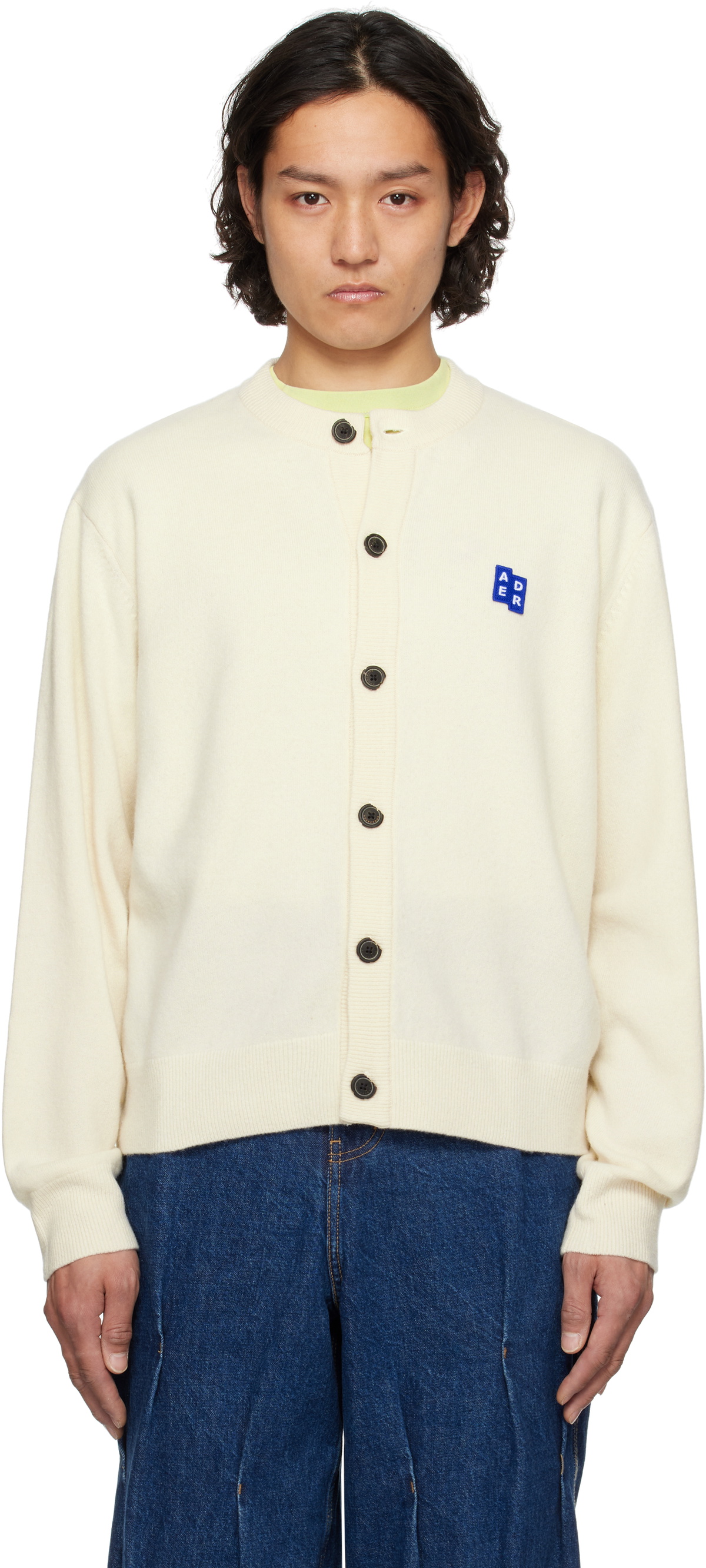 トップス ADERERROR Sig; TRS Tag cardigan 02 ADER ERROR】 Sig; TRS Tag cardigan 02