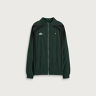 Umbro Men's Relaxed Track Jacket in Pine Grove/Black