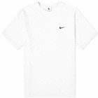 Nike Men's Solo Swoosh T-Shirt in White/White