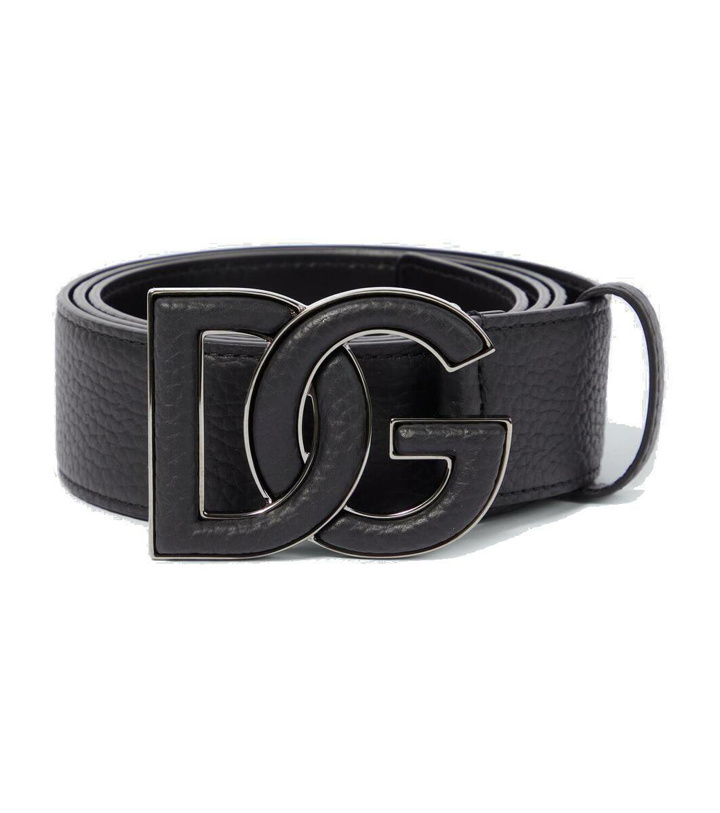 Photo: Dolce&Gabbana DG leather belt