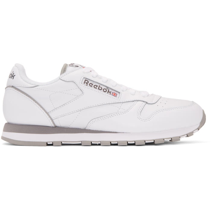 Photo: Reebok Classics White CL Leather Archive Sneakers