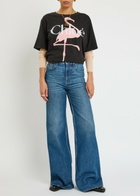 Chloe Printed Cotton T-shirt Black