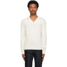 Tom Ford Off-White V-Neck Sweater