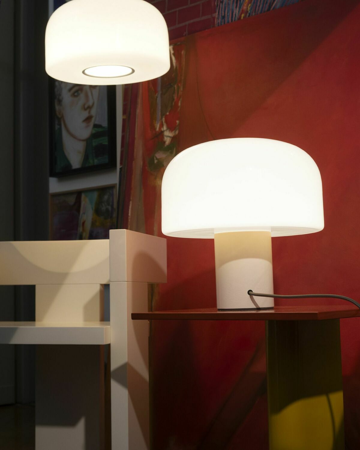 Flos BELLHOP GLASS T EU PLUG White Mens Lighting