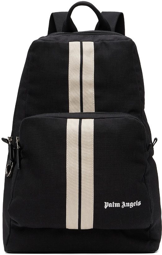 Photo: Palm Angels Black Classic Logo Backpack