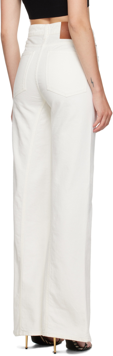 Viemma High Waist Wide Button Jeans Birch main image 0