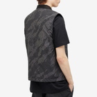 Maharishi Men's Reflective Camo Padded Flak Vest in Subdued Night