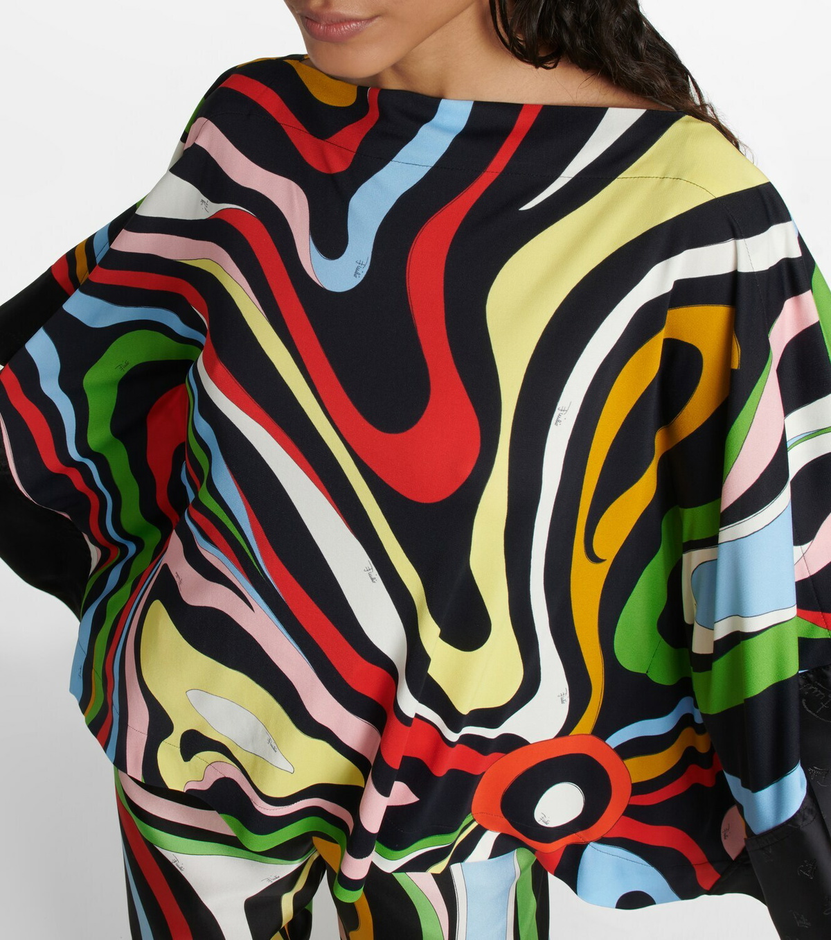 Pucci - Printed poncho blouse Emilio Pucci