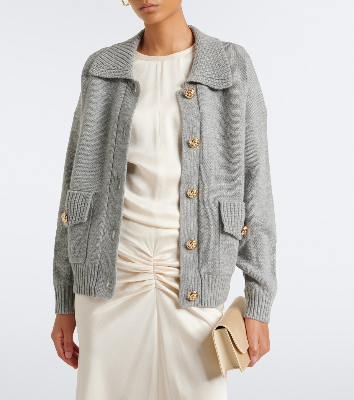 Jardin des Orangers Wool and cashmere cardigan