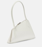 The Attico Sunrise asymmetrical leather shoulder bag