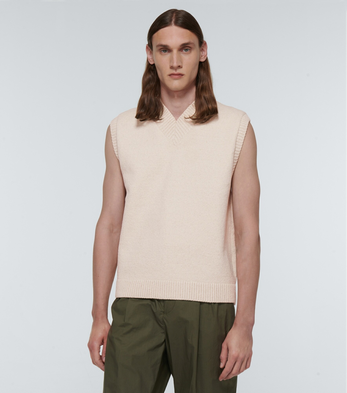 Nanushka - Gillan cotton and linen V-neck vest