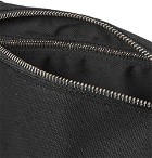 Saturdays NYC - Leather-Trimmed Cotton-Canvas Wash Bag - Black