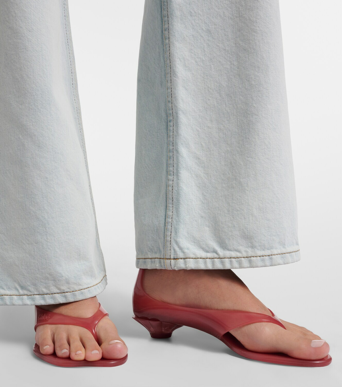 Chloé Chloé Jelly TPU thong sandals