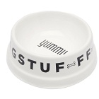Flagstuff Men's Dog Bowl in White