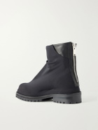 424 - Marathons Leather and Jersey Boots - Black
