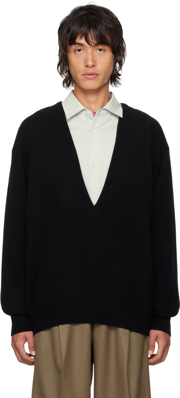 stein Brown Gradation Mohair Knit Cardigan Steinhausen