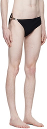 Rick Owens Black Hydra Swim Briefs