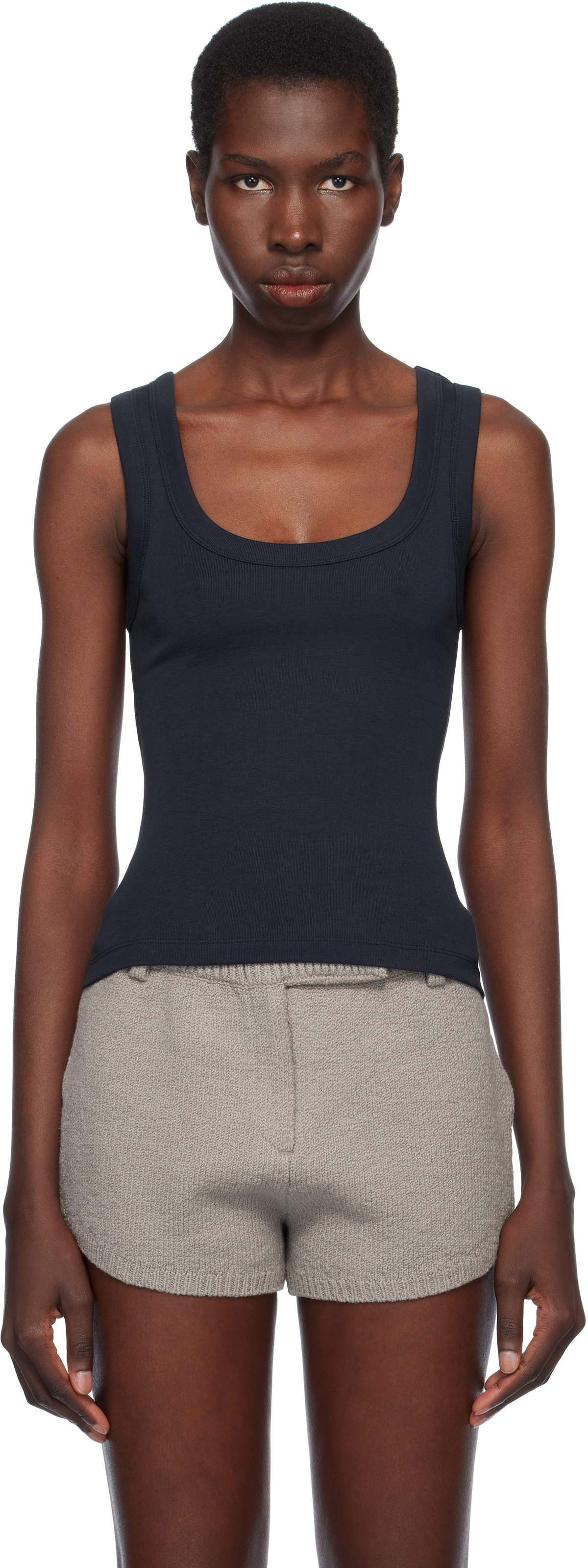 FLORE FLORE Navy Hillie Tank Top