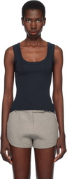 FLORE FLORE Navy Hillie Tank Top