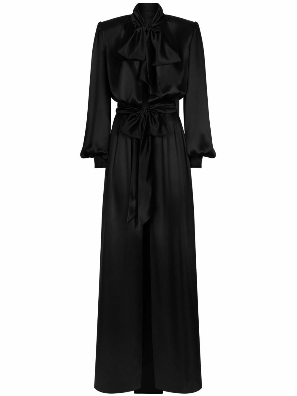Dolce & Gabbana Silk Satin Maxi Dress Dolce & Gabbana