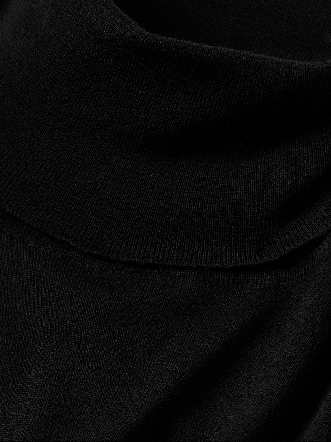 The Row - Mavel Wool Rollneck Sweater - Black