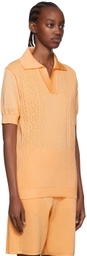 Bianca Saunders Orange Farah Edition Gibbs Polo