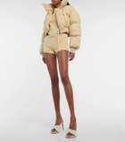 Didu Tie-detail fleece shorts