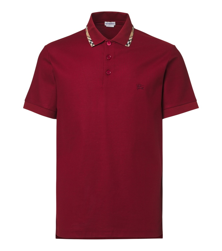 Photo: Burberry Burberry Check cotton piqué polo shirt