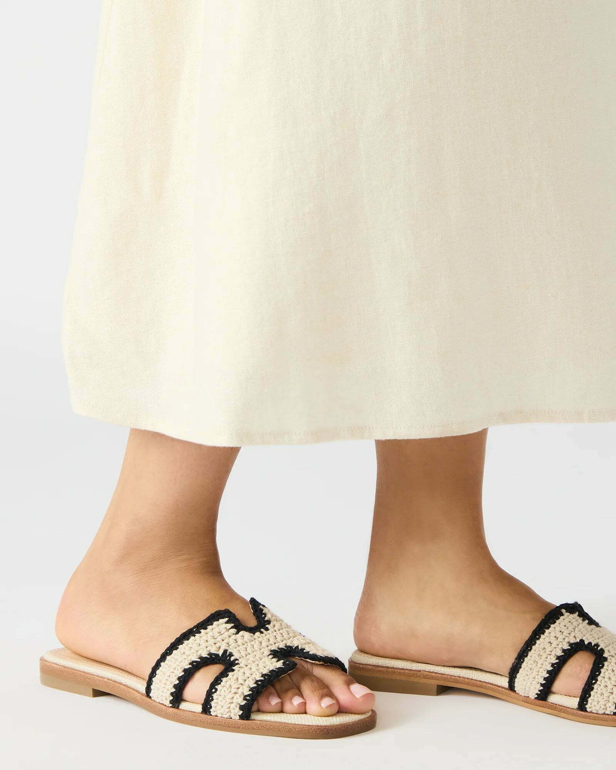 Steve Madden Hadyn-M Sandals in Natural