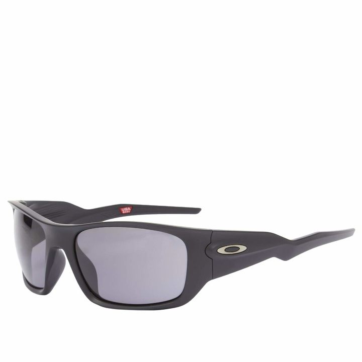 Photo: Oakley Masseter Sunglasses in Matte Black/Prizm Grey 