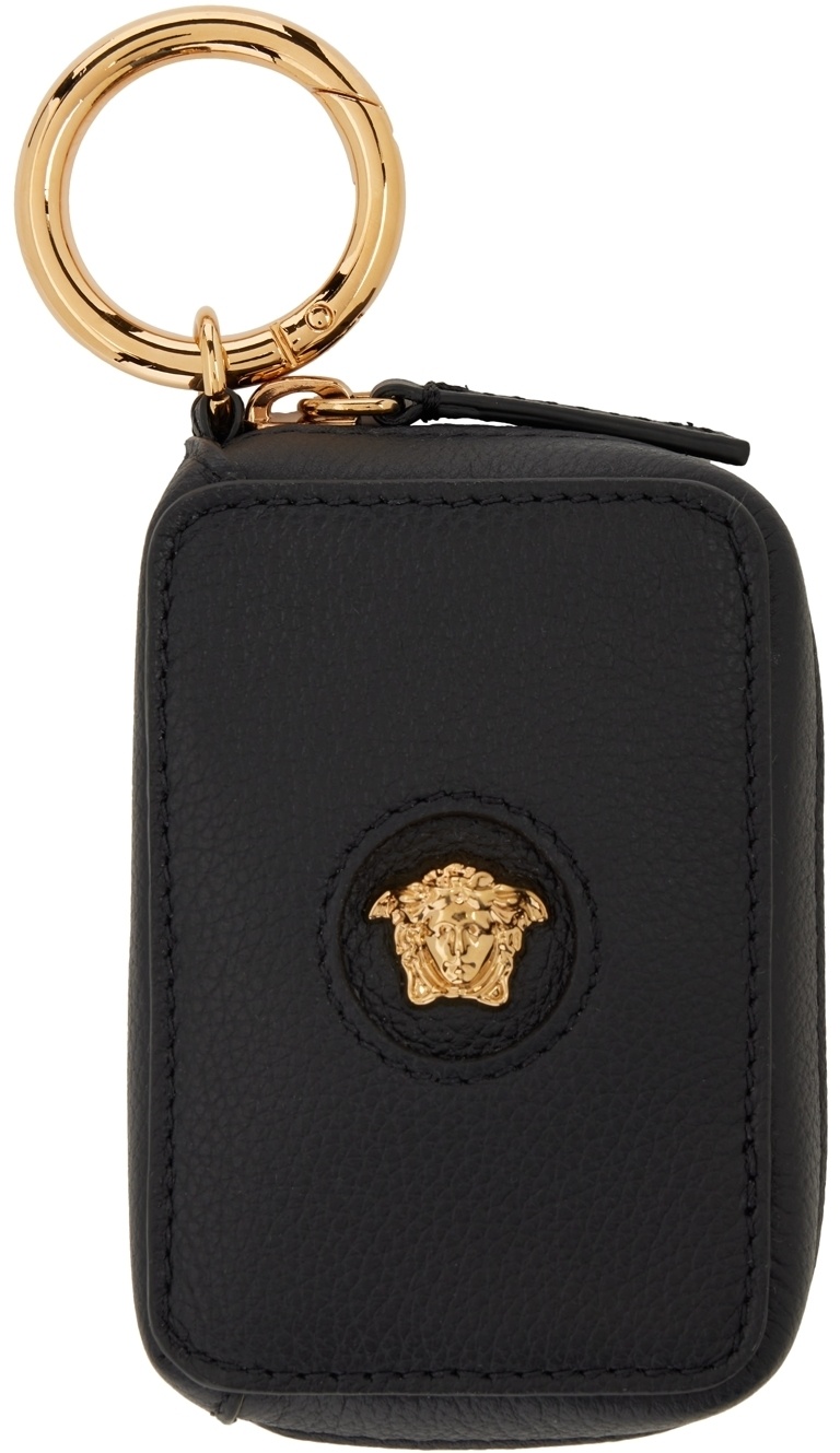 Vintage Gianni Versace Black Leather Tote Bag With Big Golden | Etsy | Black  leather tote bag, Black leather tote, Versace handbags