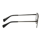 Yohji Yamamoto Gunmetal Single Piece Glasses
