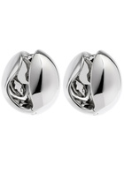 Coperni XL Logo Hoop Earrings - Silver - One Size