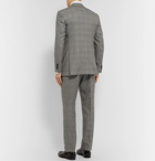 Husbands - Grey Delon Slim-Fit Prince Of Wales Checked Wool Suit - Gray