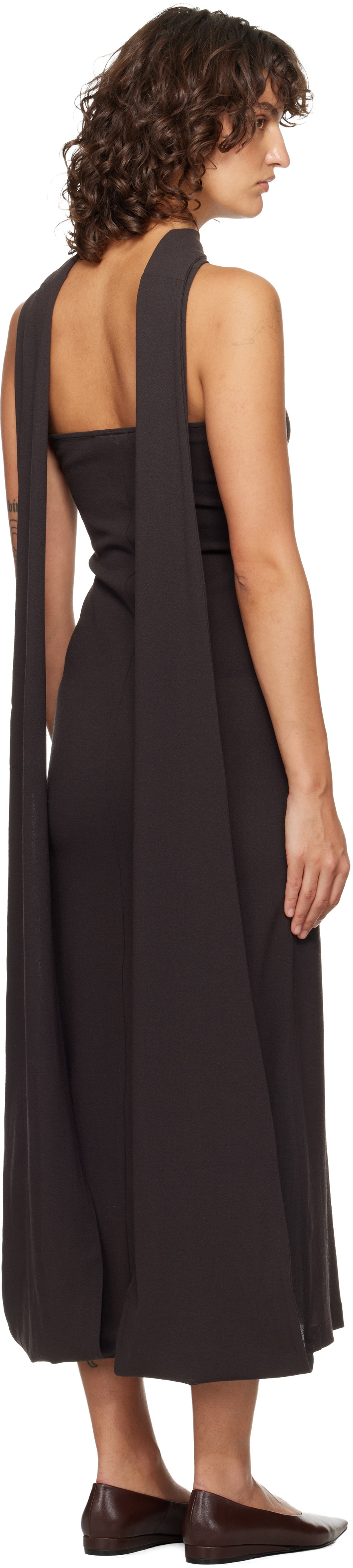 Paloma Wool Brown Alberch Maxi Dress