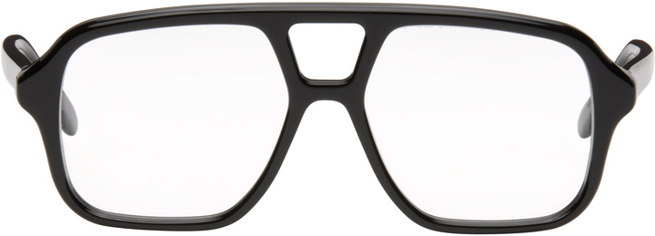 Photo: LOEWE Black Slim Aviator Glasses