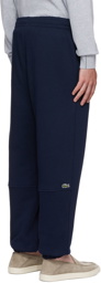 Lacoste Navy Embroidered Patch Lounge Pants