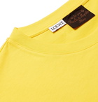 Loewe - Paula's Ibiza Logo-Appliquéd Cotton-Jersey T-Shirt - Yellow