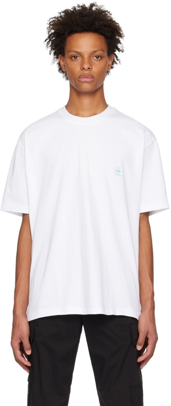 Photo: Solid Homme White Bonded T-Shirt