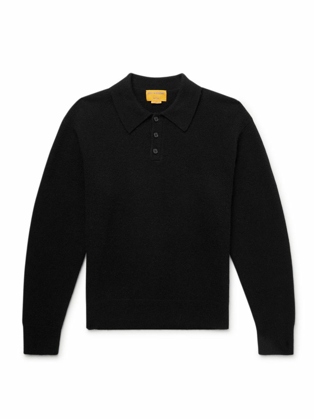 Photo: Guest In Residence - Allday Cashmere Polo Shirt - Black
