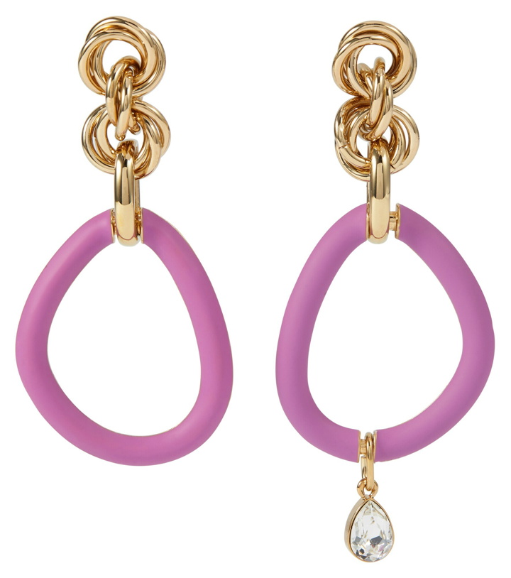 Photo: JW Anderson - Chain link earrings with crystal